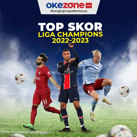 Top Skor Liga Champions 2022 2023 Kylian Mbappe Kejar Mohamed Salah 0