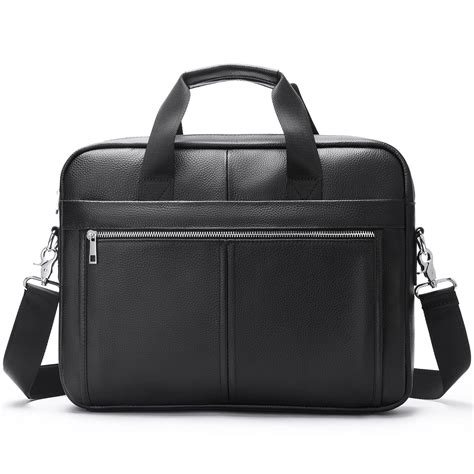 Laptop Bag For Men Briefcases Genuine Leather Totes Bag A4 Document Bags Men S Business Bag