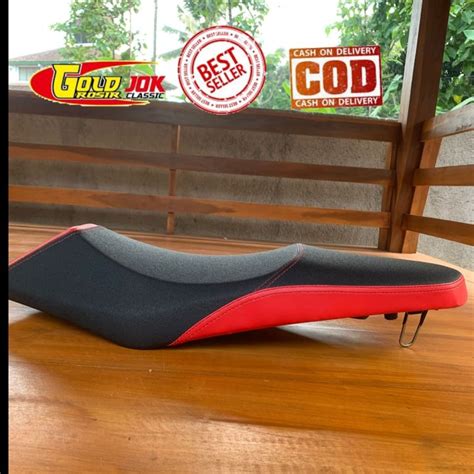 Jok Mio Soul GT 115 Double Seat Lis Warna MERAH Jok Mio Soul GT