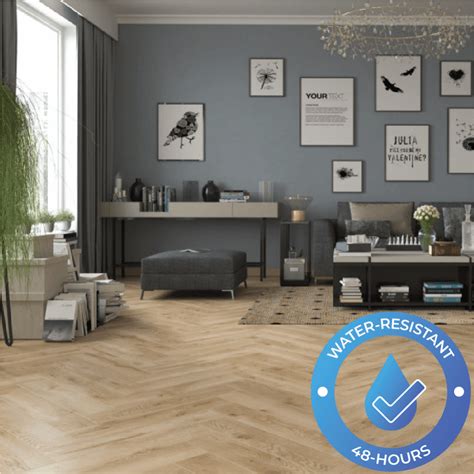 Pesa Oak Herringbone 8mm Laminate Flooring DFD