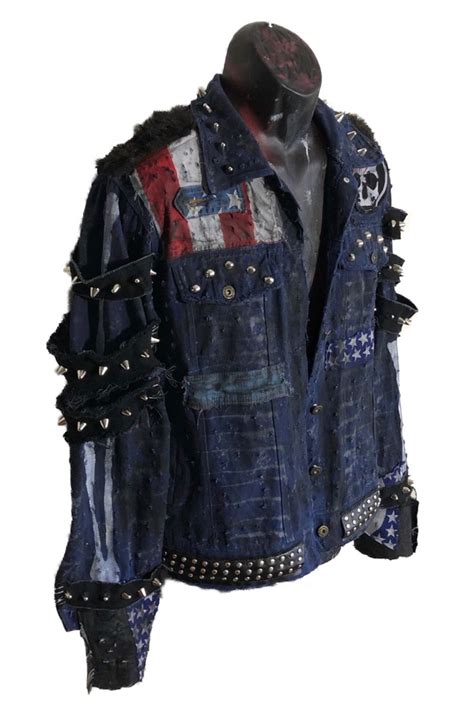 Rock Roll With The Stones Denim Jacket By Chad Cherry