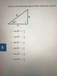 Answered Which Of The Following Trigonometric Bartleby