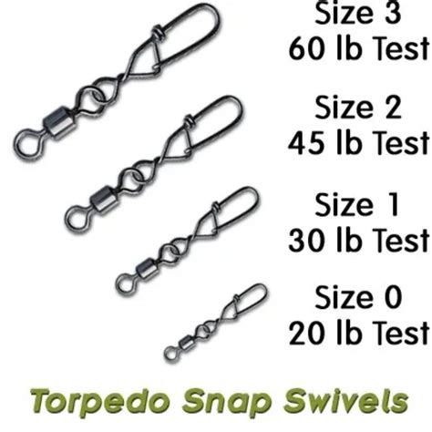 Torpedo Snap Swivel Natural Sports Natural Sports The Fishing Store