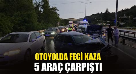 Çorum da Zincirleme Kaza 5 Araç Çarpıştı Gazette