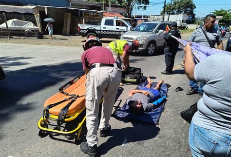 Motociclista Resulta Lesionado Tras Ser Arrollado Por Camioneta En San