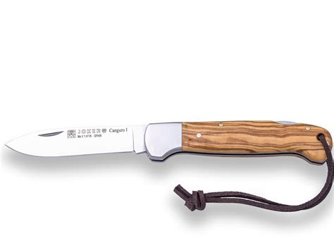 OLIVE WOOD HANDLE STAINLESS STEEL BLADE 8 5 CM LENGTH S S BOLSTER