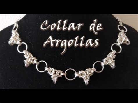 Collar O Pulsera De Argollas Chainmaille Youtube