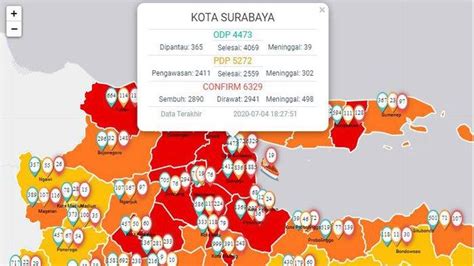 Update Virus Corona Di Surabaya Dan Jatim 5 Juli 2020 Pasien Sembuh