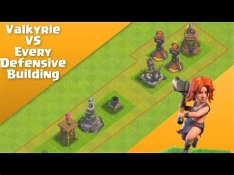 Valkyrie Epic Strength Test Clash Of Clans YouTube