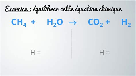 PodEduc Comment Équilibrer Une Équation Chimique Ph