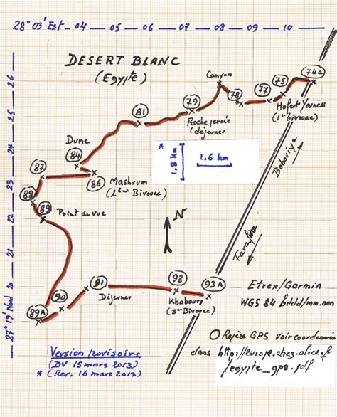 Cartes et coordonnées GPS des treks Wadi Rum Jordanie Langtang