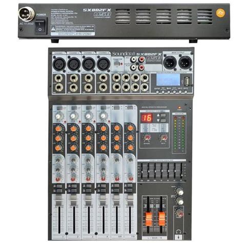 Mesa De Som Anal Gica Canais Usb Soundcraft Sx Fx Usb Mesa De Som