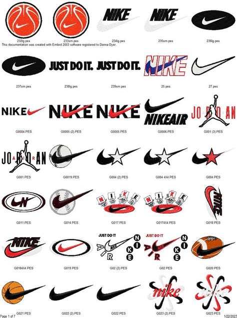 Collection 184 NIKE LOGO'S Embroidery Machine Designs - Inspire Uplift in 2023 | Shirt logo ...