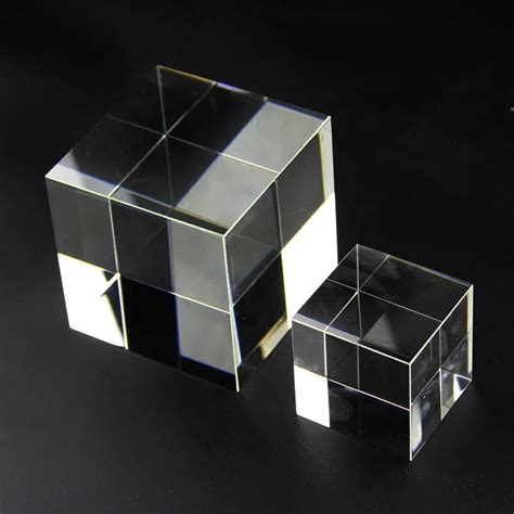 Wholesale K9 Blank Crystal Glass Block Cube Customized 3d Laser