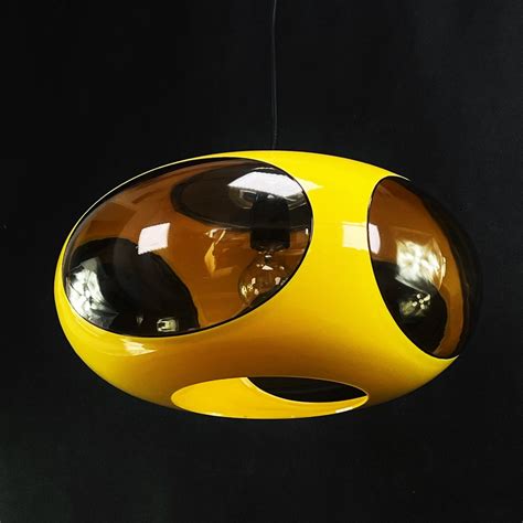 Alte Original Er Jahre Ufo Lampe Luigi Colani Gelb