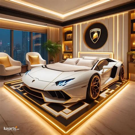 Lamborghini Car Shaped Bed Drift Into Dreamland With Exotic Style