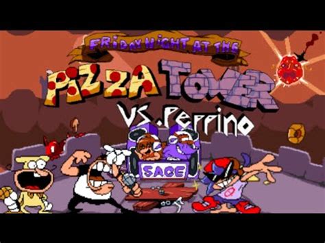 Friday Night At The Pizza Tower VS Peppino Full Week YouTube