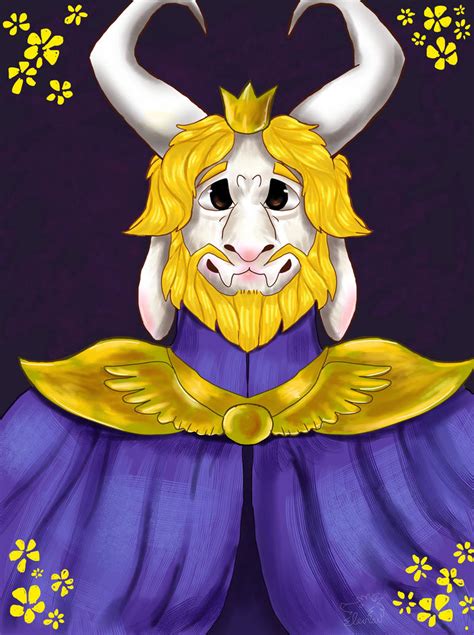 Asgore Portrait By Doxiedreg On Deviantart