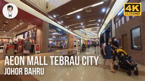 Walking In Aeon Mall Tebrau City Cny Shopping Johor Bahru Malaysia