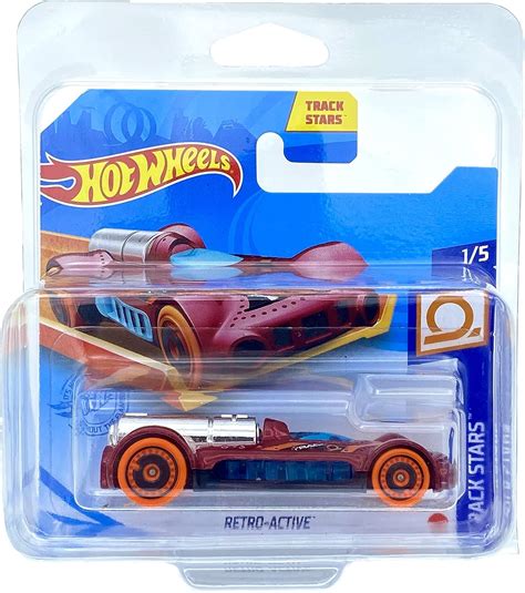 Hot Wheels Retro Active Red 1 5 Track Stars 2021 29 250 Short Card GTC43 COMES IN A