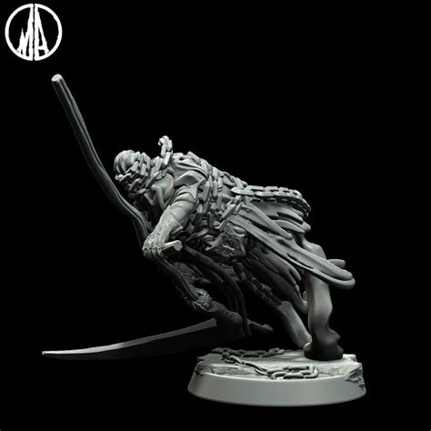 3d Printable Imprisoned Soul Lost Souls 3 Poses By Monolith Arts