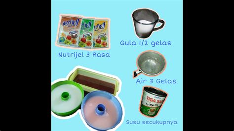 Cara Membuat Agar Agar Nutrijel Yang Simpel Dan Praktis Youtube