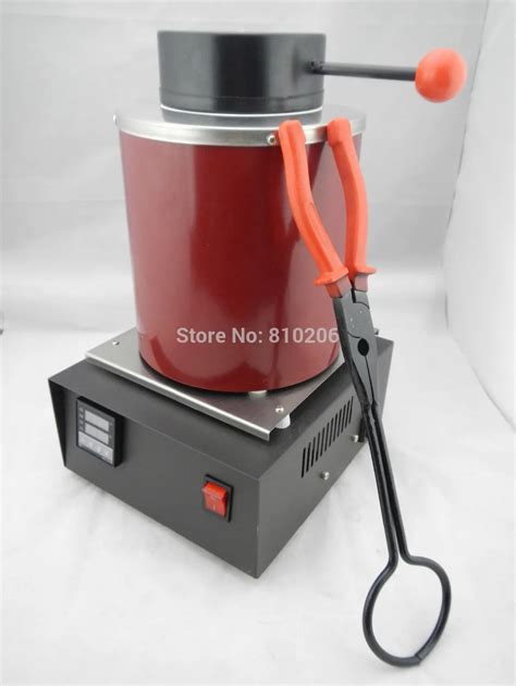 220 Voltage And 2KG Capacity Gold Electric Melting Furnaces With 1pc