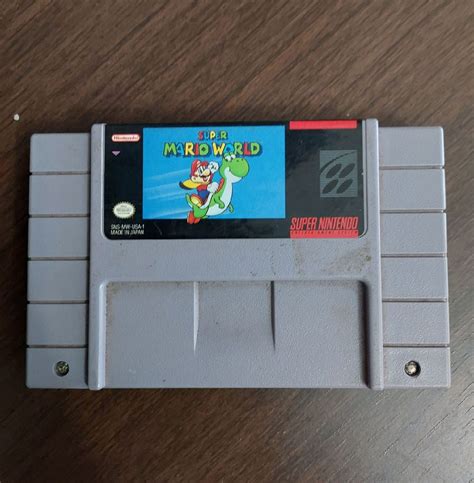 Super Mario World Original Salvando Super Nintendo Snes Jogo De