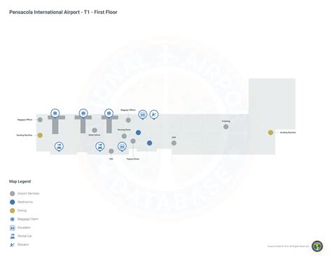 Pensacola Airport PNS Terminal Maps Airport Guide