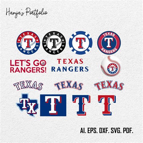 Texas Rangers Logo SVG ,Football Team SVG ll Sport vector logo design ...