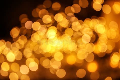 Gold Glitter With Bokeh Effect Stock Photo Image Of Effect Dark