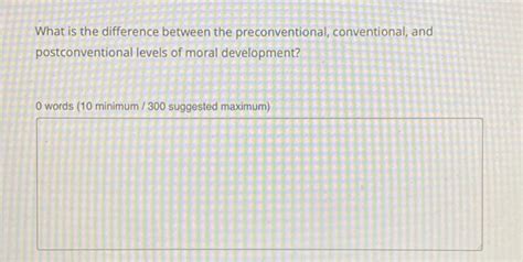 What Is The Difference Between The Preconventional