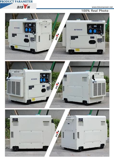 Bisonchina 6kva Single Kipor 7kw Generators Diesel Silent Set 7 Kv