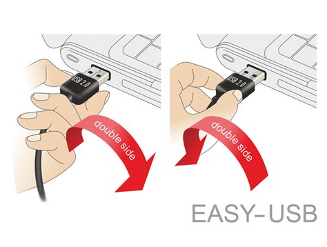 Delock Products 85192 Delock Cable EASY USB 2 0 Type A Male EASY USB