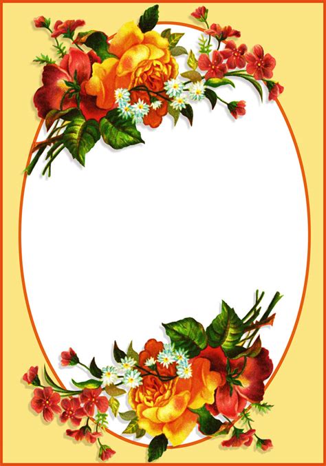 Flower Borders And Frames