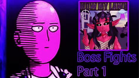 Most Basic Mow My Lawn 2 Boss Fights Level 1 5 10 30 Bosses Youtube