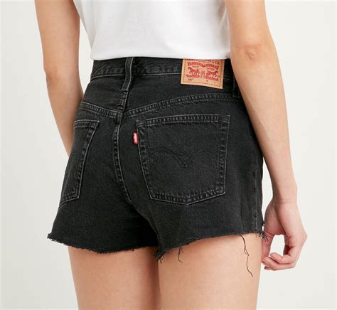 501® Original Fit High Rise Womens Shorts Black Levis® Ca