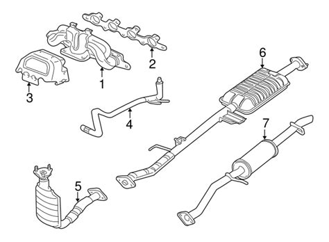 2005 2008 Ford OEM Exhaust Muffler 5L8Z 5230 BA OEM Ford Parts