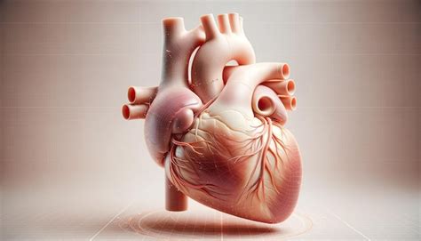 Premium Photo The Human Heart On A Tiled Floor On A White Background