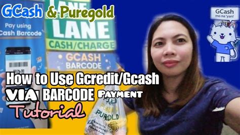 How To Use Gcredit Of Gcash In Puregold Barcode Payment Lizzy Youtube