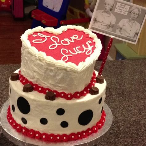 I Love Lucy Cake That I Could Actually Make Red Velvet Cupcake Birthday Cake Amazing Cakes