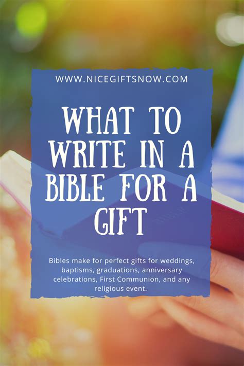 Personalize Your Bible T Examples On What To Write In A Bible T