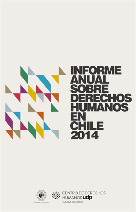 Informe Anual Sobre Derechos Humanos En Chile 2015 Librería Udp