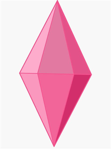 Pink Plumbob Sticker For Sale By J4clyn Redbubble