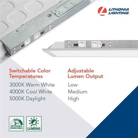 Lithonia Lighting CPX 2X4 ALO8 SWW7 M2 2 Ft X 4 Ft CPX LED Panel 3800