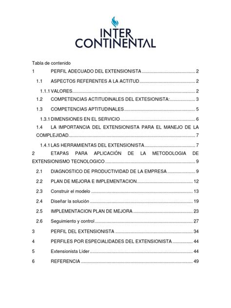 Perfil Y Calidad Del Extensionista Pdf Toma De Decisiones Colombia