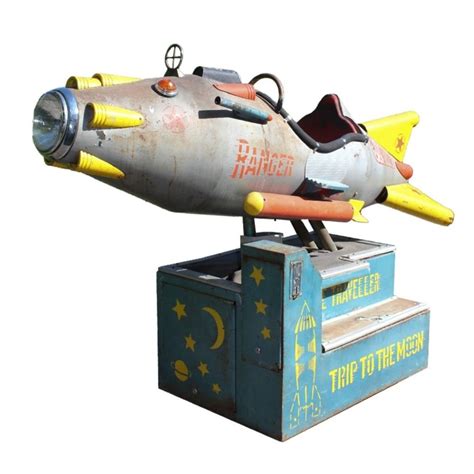 Vintage Toys Retro Vintage Rocket Ride S Toys Amusement Park