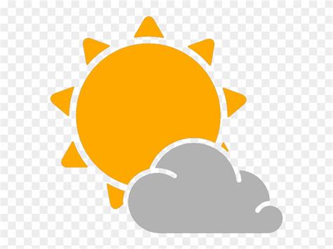 Mostly Sunny Weather Icon at Vectorified.com | Collection of Mostly Sunny Weather Icon free for ...