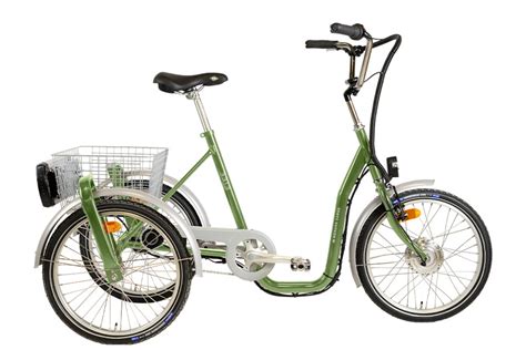 3313 EL Trehjulig Elcykel Med Lastkorg Monark Cargo