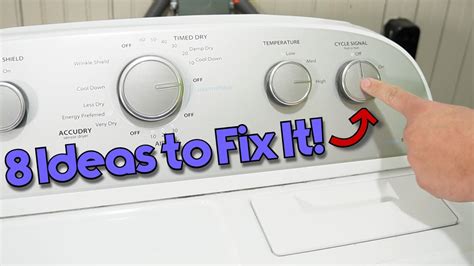 Whirlpool Dryer Won T Start How To Diagnose Troubleshoot Fix Youtube